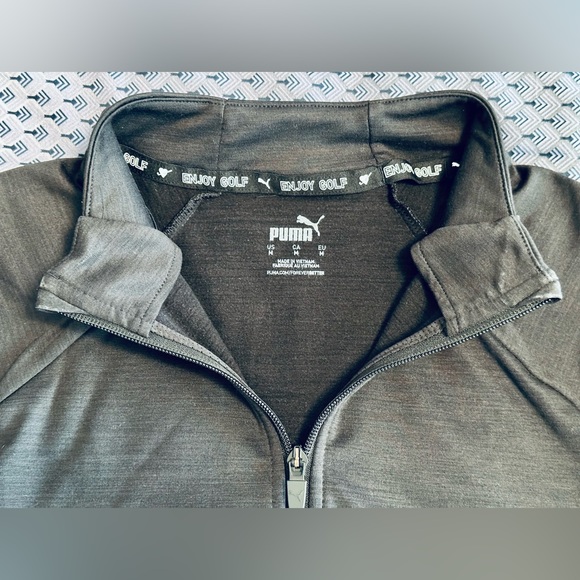 PUMA Women’s Golf Cloudspun Heather Full Zip Jacket - Size M - Picture 3 of 11